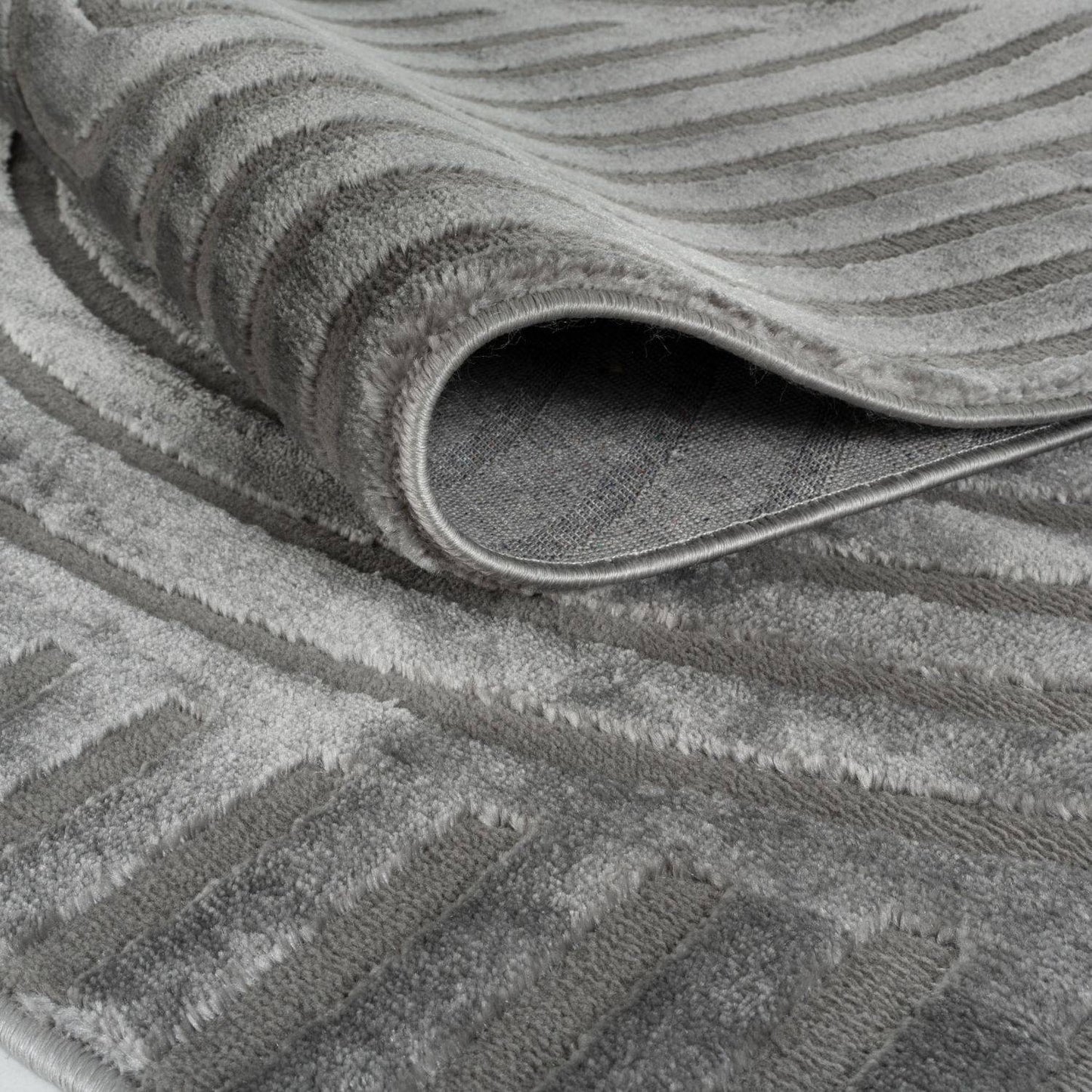 Aura Collection Rug Strata in Grey