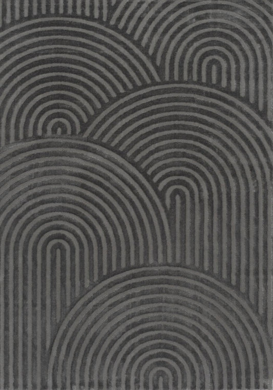 Aura Collection Rug Strata in Grey