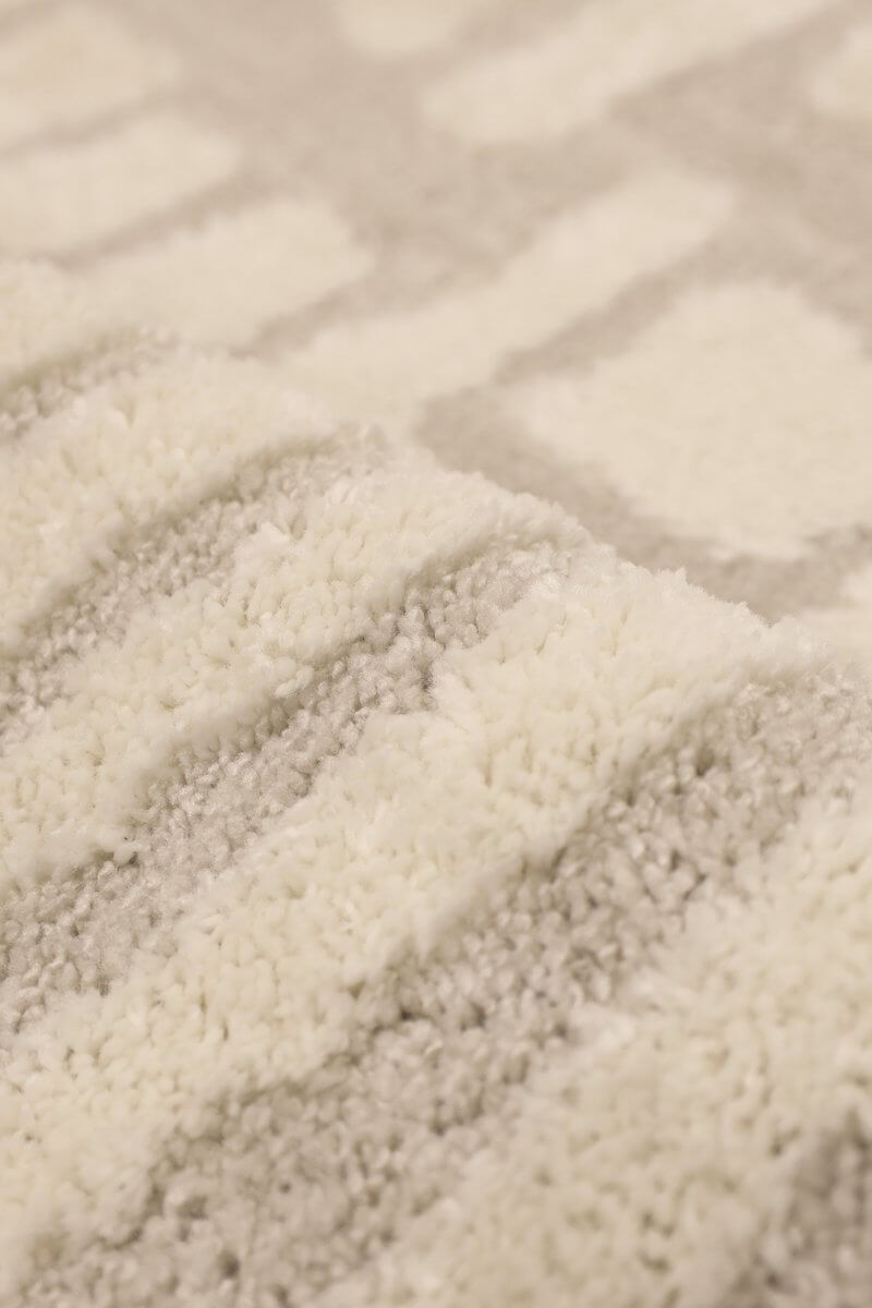 Ava Pave Wave Illusion Rug – Cream Abstract