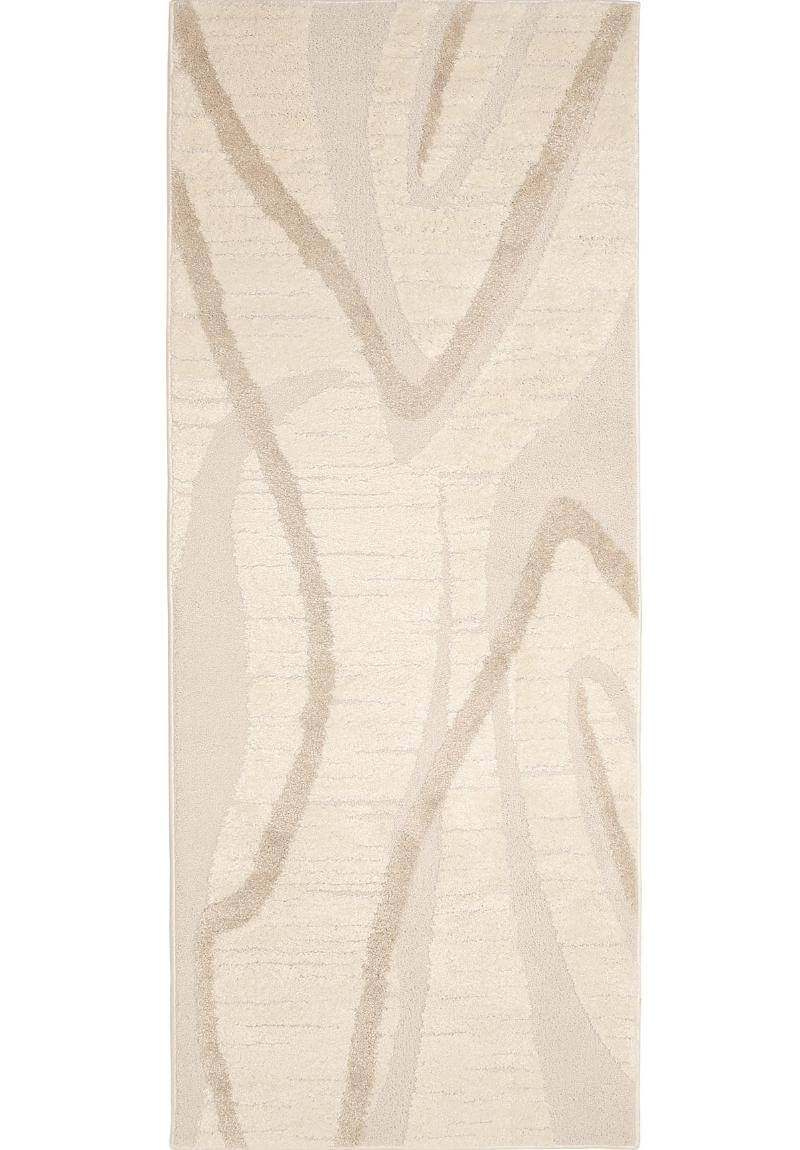 Ava Pave Wave Illusion Rug – Cream Abstract