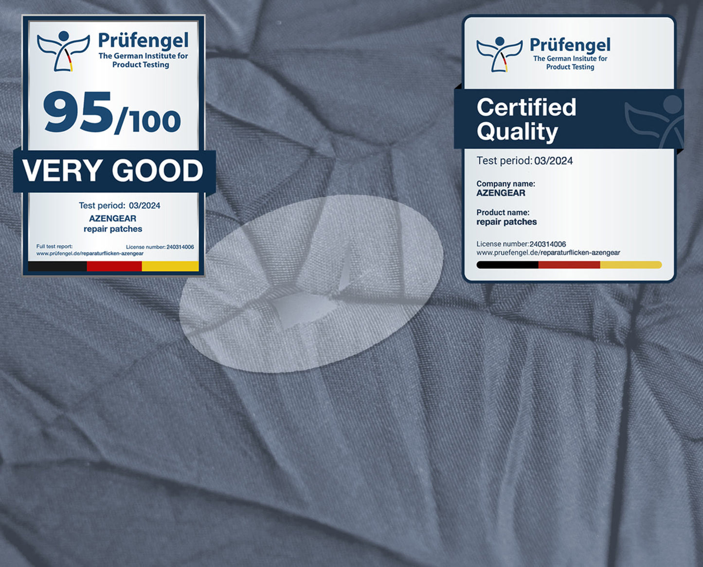 Self-Adhesive Puffer Jacket Repair Patches (30+ Colours)