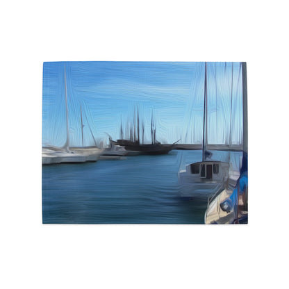 The Sleeping Yachts (at Morning) - Placemat Set