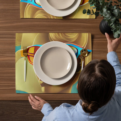 Retro Cool Blue - Placemat Set