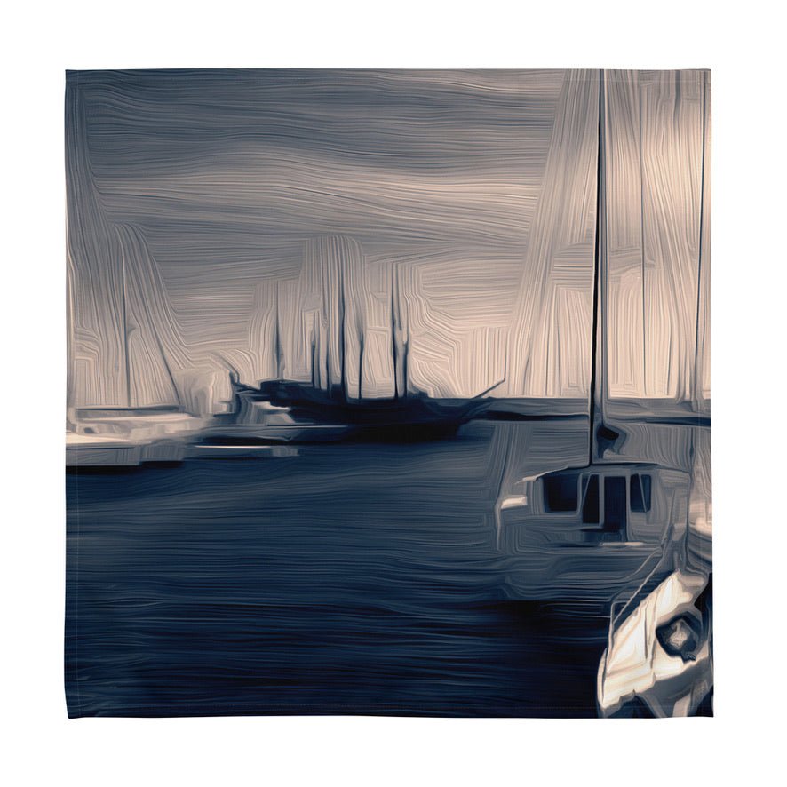 The Sleeping Yachts (at Sunrise) - Cloth Napkin Set