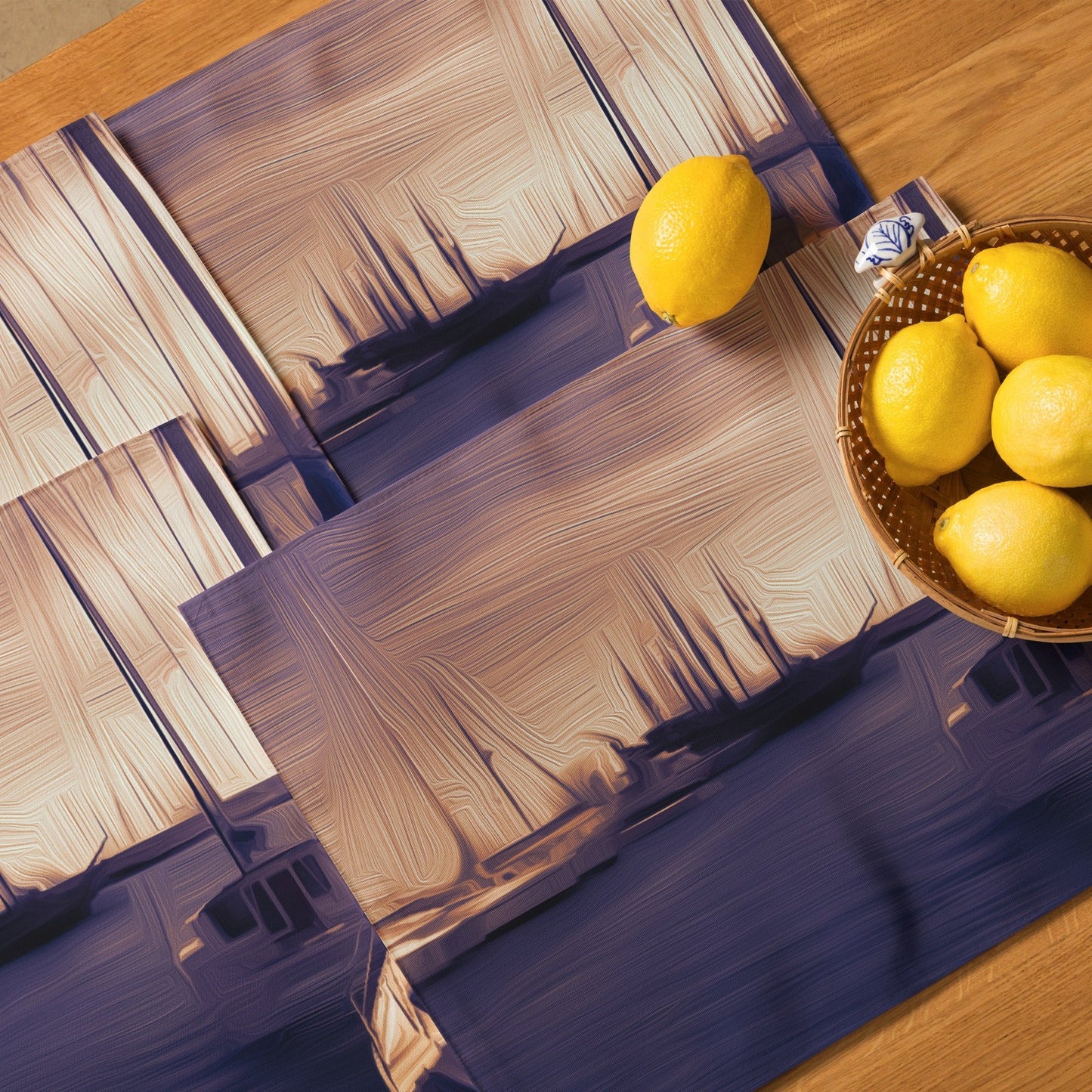 The Sleeping Yachts (at Sunset) - Placemat Set