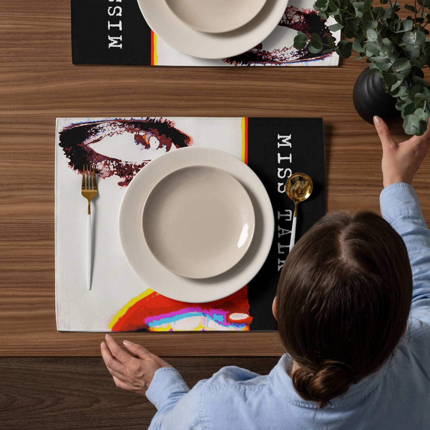 Miss Talk A Lot - Placemat Set