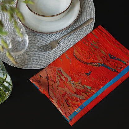 Half Black Half Hónghǎi - Cloth Napkin Set