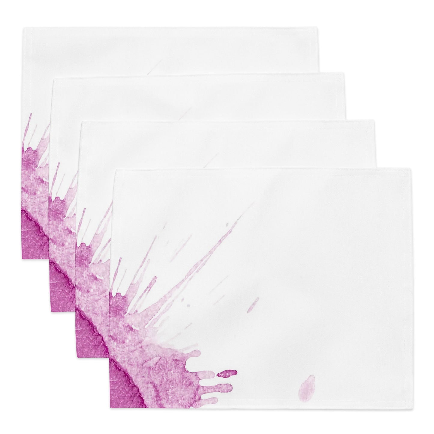 Watercolour Pink Splash - Placemat Set