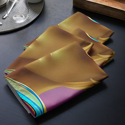 Retro Cool Pink - Cloth Napkin Set