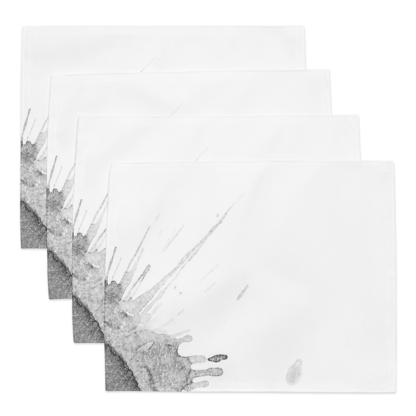 Watercolour Grey Splash - Placemat Set