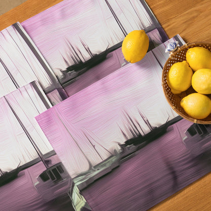 The Sleeping Yachts (at Evening) - Placemat Set