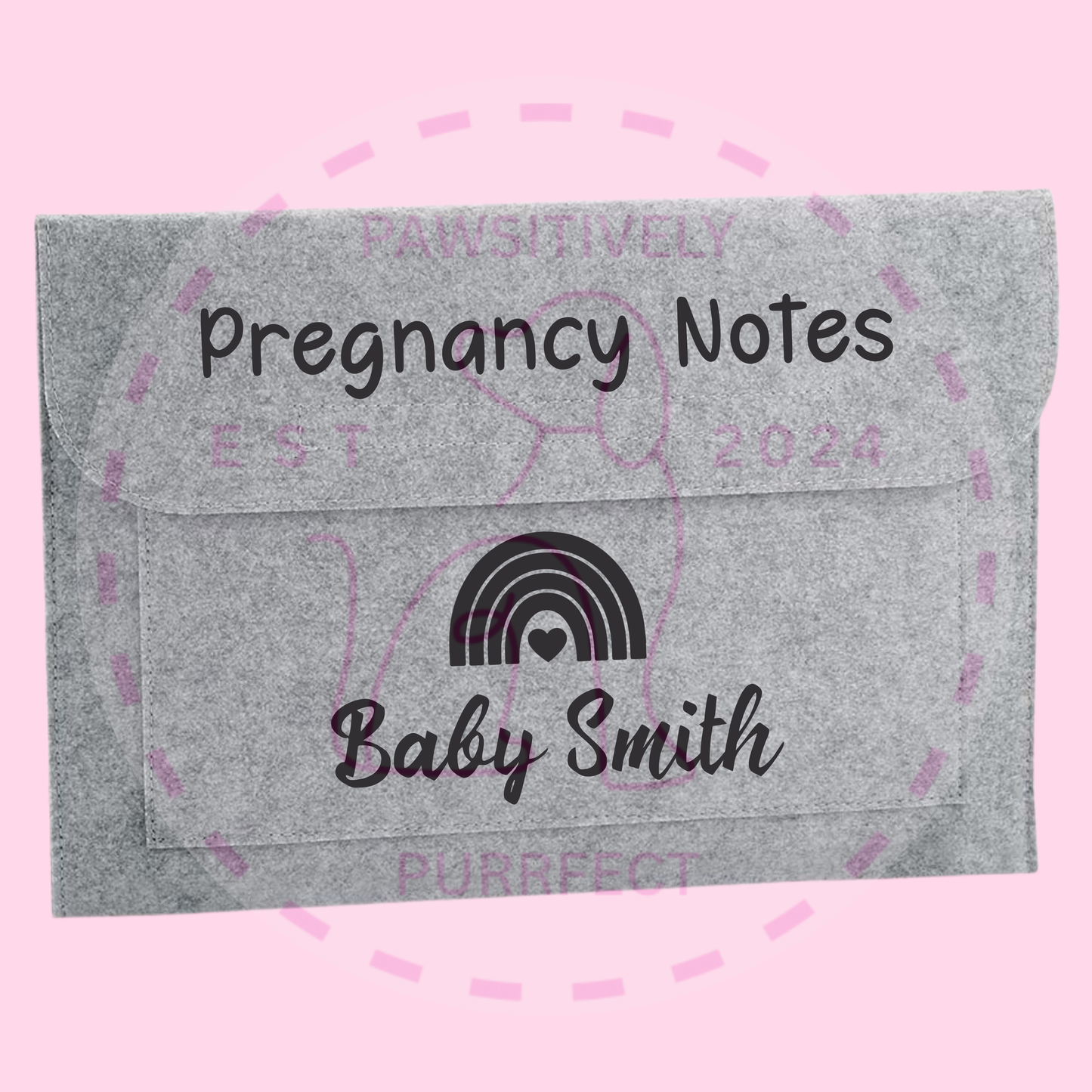 Personalised Baby Child Document Wallet