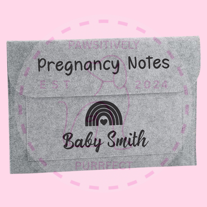 Personalised Baby Child Document Wallet