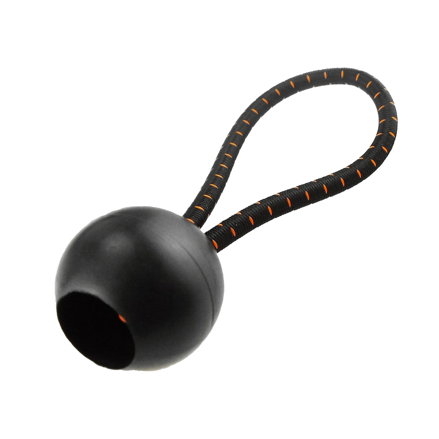 White M-Grade Tarpaulin with 10 x 6" Bungee Balls (Black)