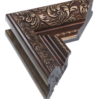 Baroque II Bronze Picture Frame, 12x15"