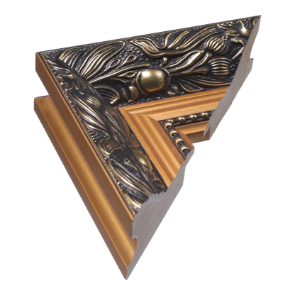 Baroque III Gold Picture Frame, 7x10"