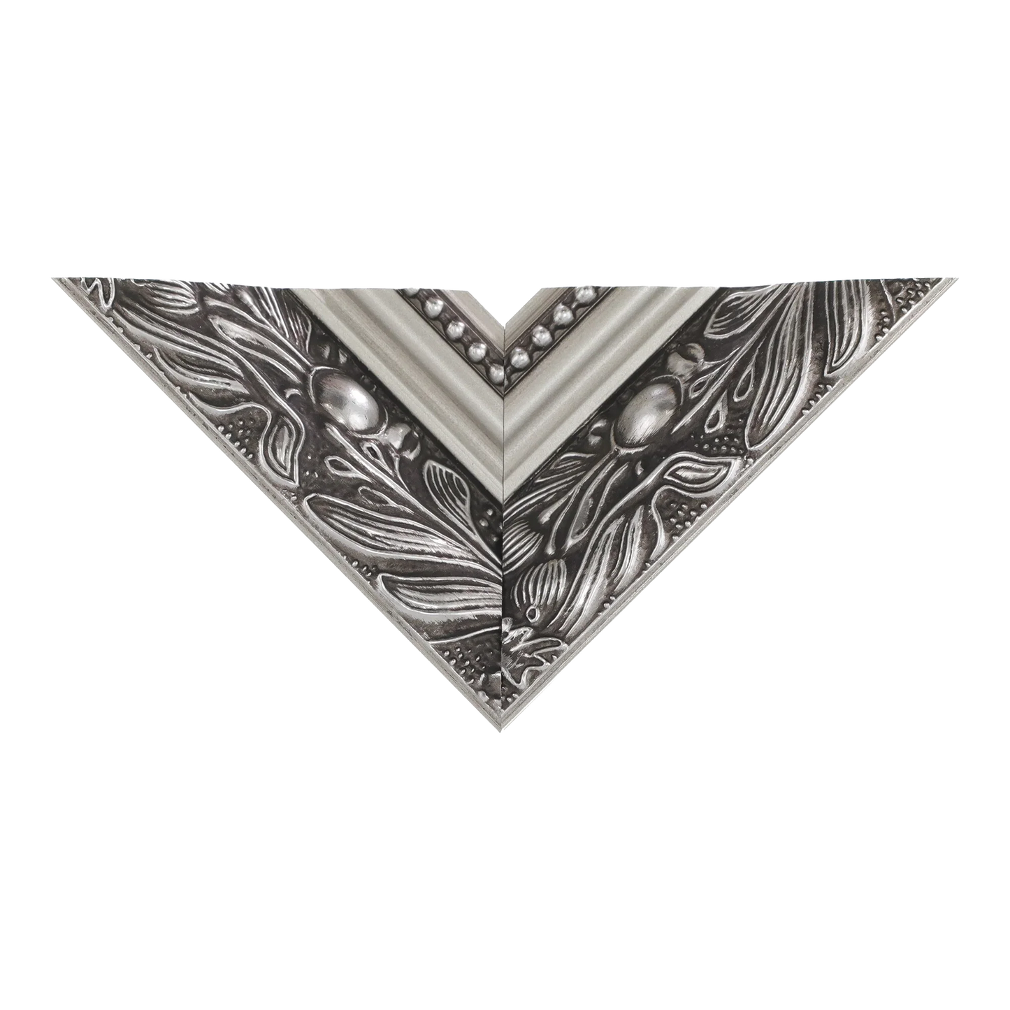 Baroque III Silver Picture Frame, 50x50cm