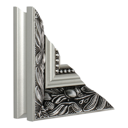 Baroque III Silver Picture Frame, 50x50cm