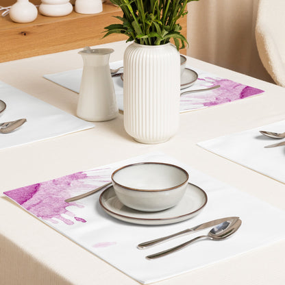 Watercolour Pink Splash - Placemat Set