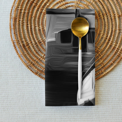 The Sleeping Yachts (at Night) - Cloth Napkin Set