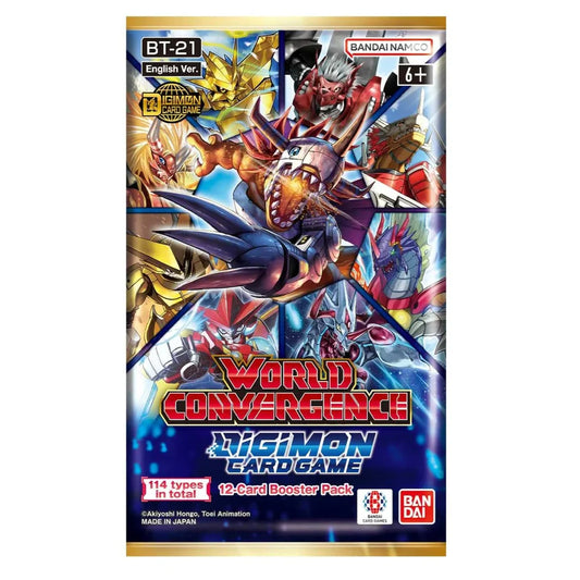 Digimon Card Game: Booster Pack - World Convergence (BT21)