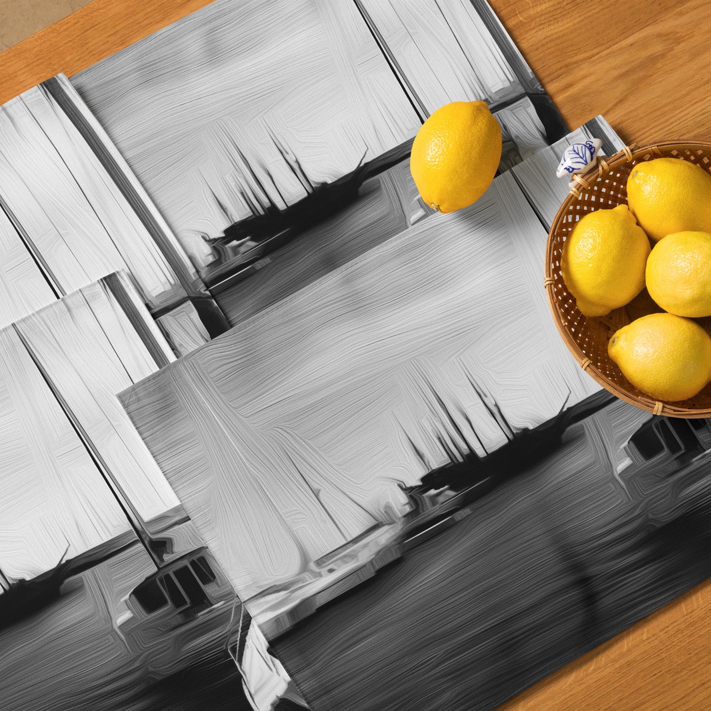 The Sleeping Yachts (at Night) - Placemat Set