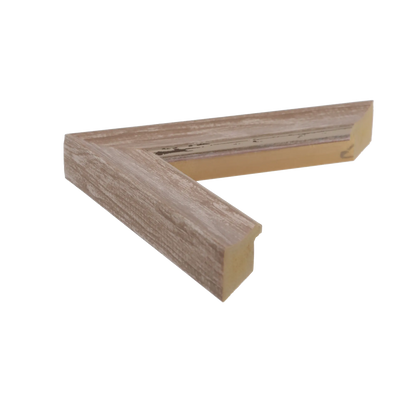 Beach House I Walnut Picture Frame, 60x60cm