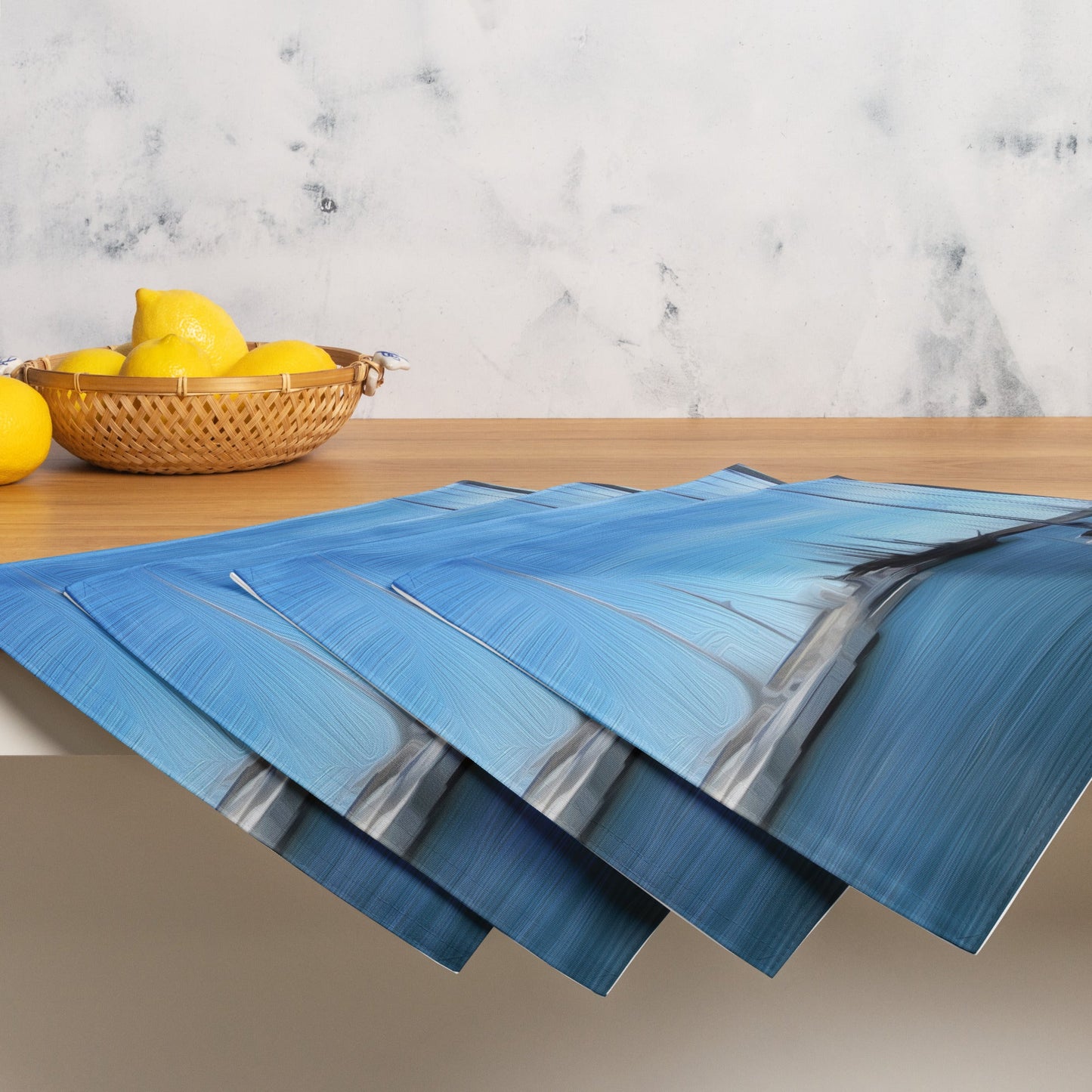 The Sleeping Yachts (at Morning) - Placemat Set