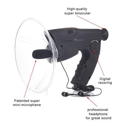 Solaraway TN-02 8X Prism Optical System Orbitor Natural Observer with Digital Recording, Support TF Card & Headphone Jack, 8X Natural Observer