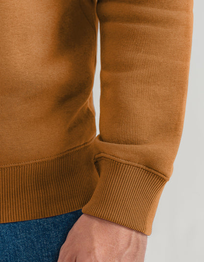 Classic Mustard Crew Neck Sweatshirt