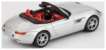 BMW Z8 Silver (LHD) 1:64 Scale MINI GT Diecast Model (Blister Packaging)