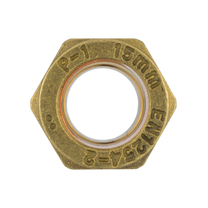 Brass Compression Straight 15mm - 1/2inBSPM BSP Thread Fitting Hose Pipe Fitting