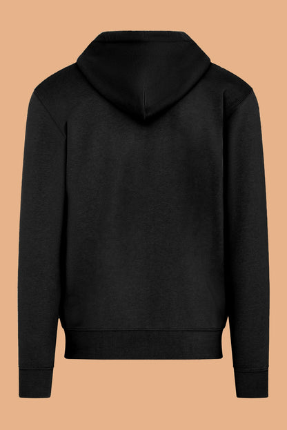 Embroidered P Zip-Up Hoodie