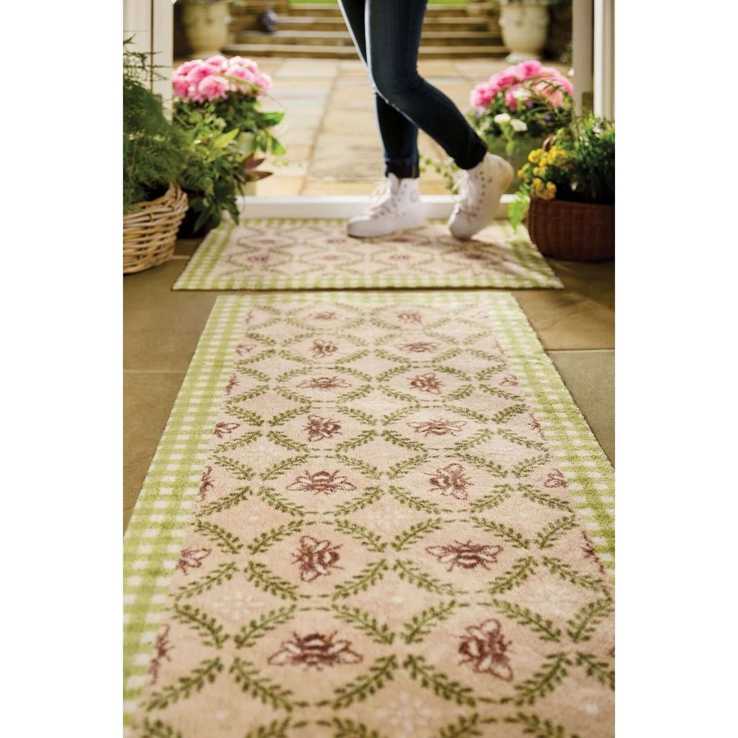 Eco Washable Floral Mats – Geometric