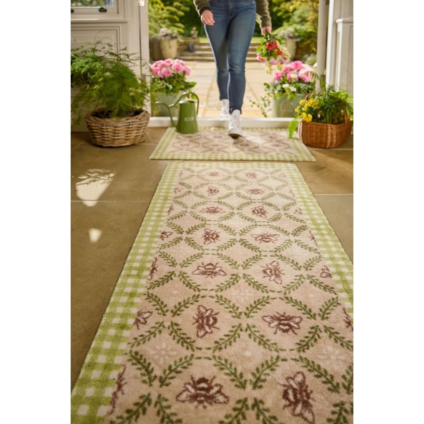 Eco Washable Floral Mats – Geometric