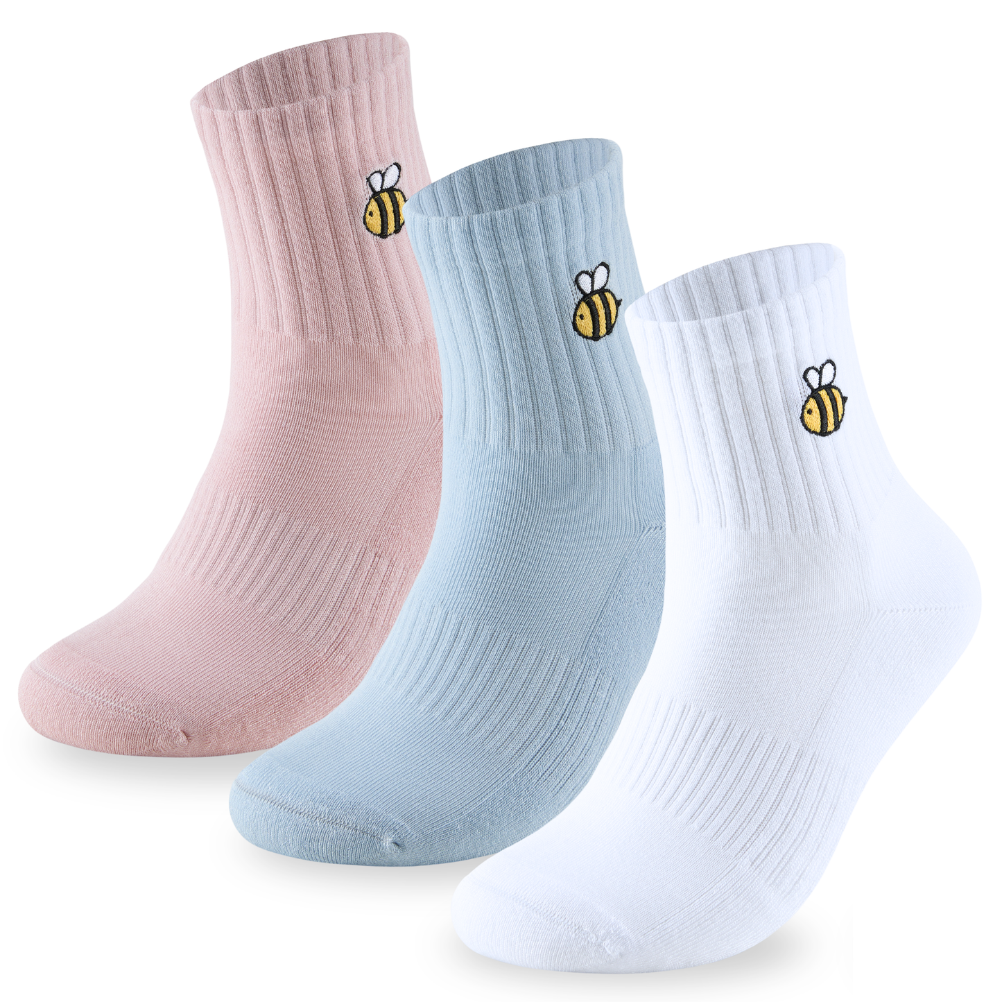 Bamboo Embroidered Animal Socks