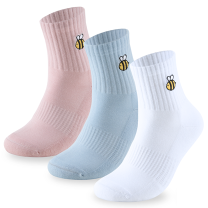 Bamboo Embroidered Animal Socks