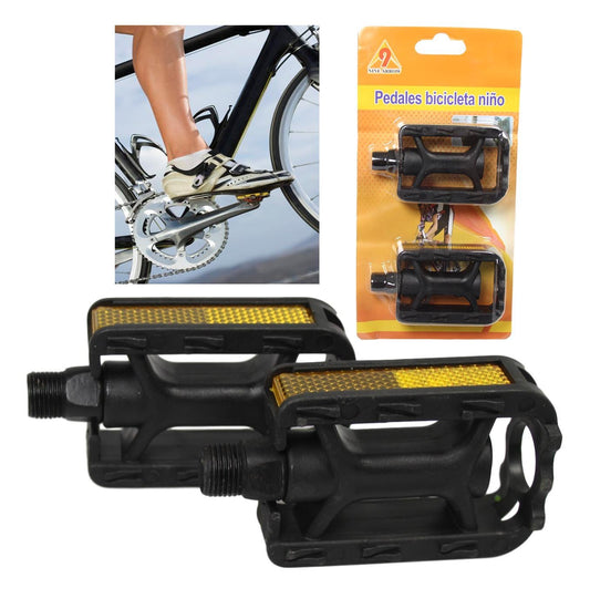 Enhance Your Childs Ride with Durable 9cm Bike Pedals
