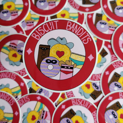 Biscuit Bandits Vinyl Sticker