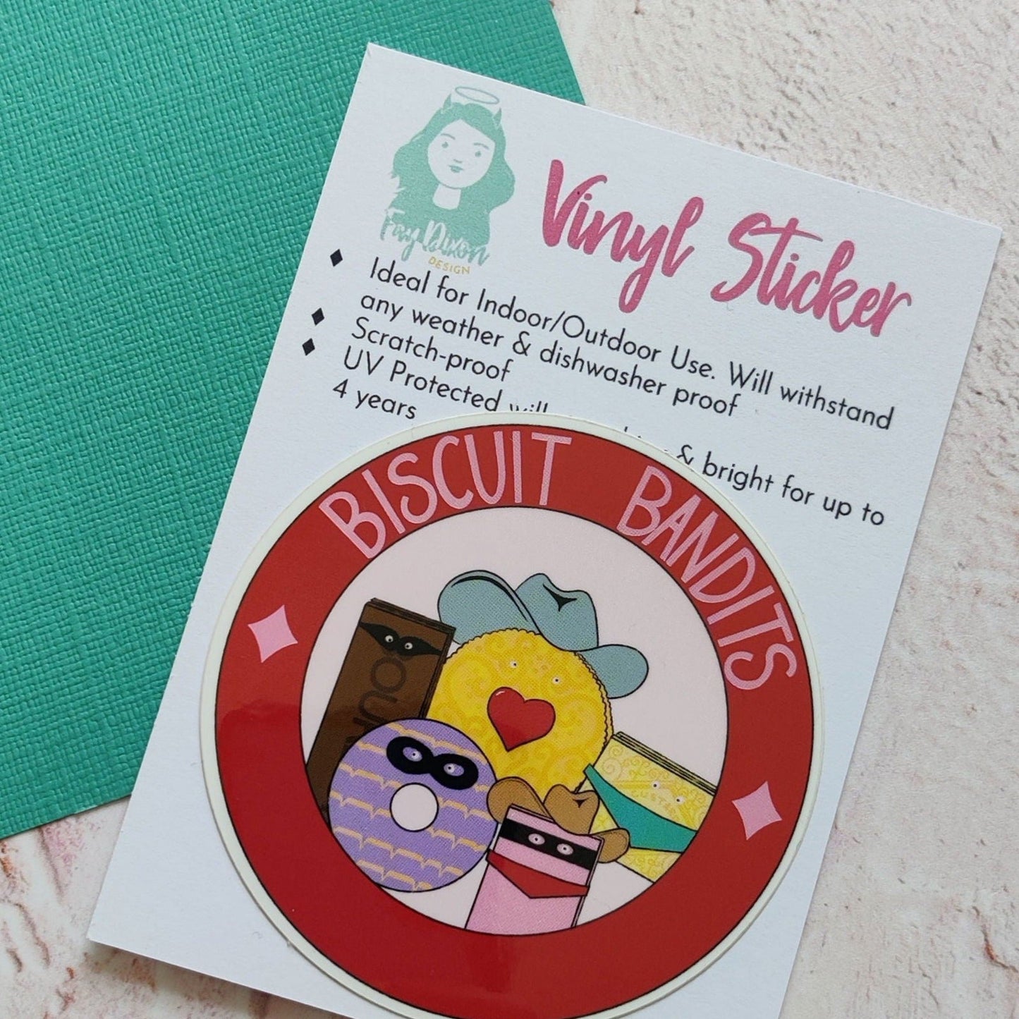 Biscuit Bandits Vinyl Sticker