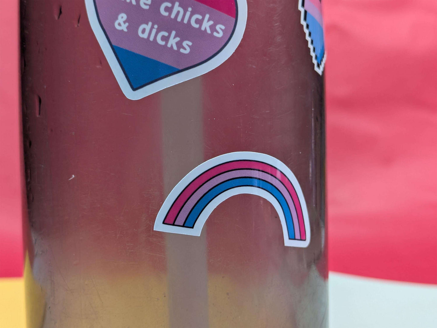 Bisexual Pride sticker sheet