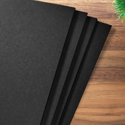 Recycled Black Sugar Paper A1 - 100gsm Craft Paper for Art, Drawing, and School Projects