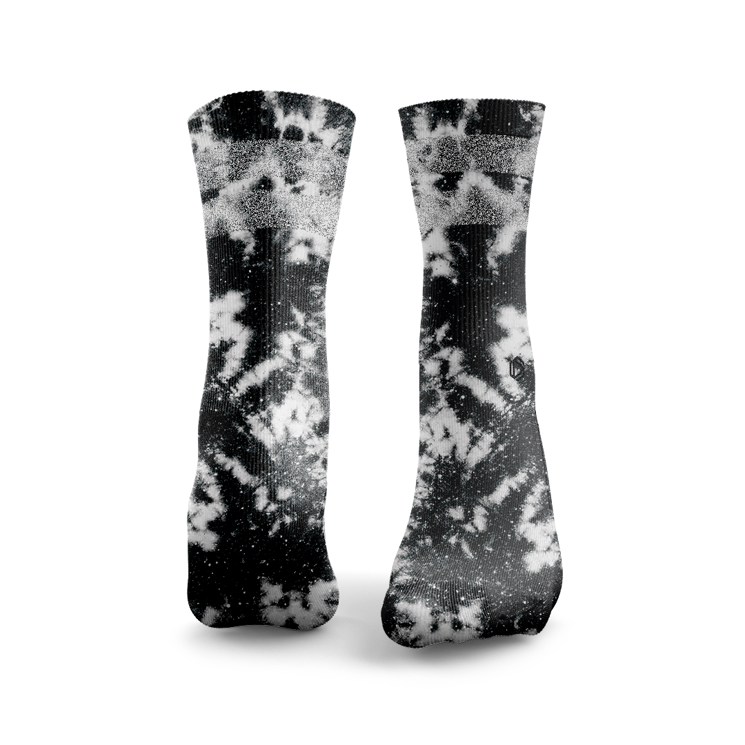 Tie Dye Glitter Socks