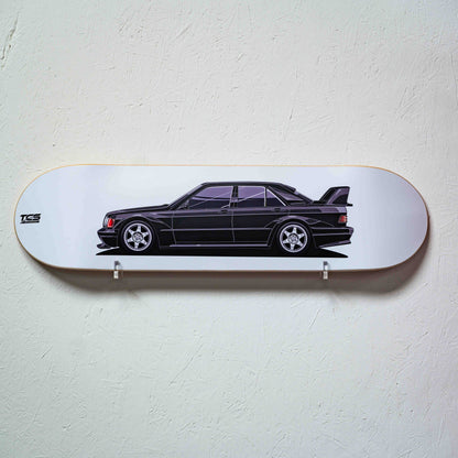 Mercedes-Benz 190E Skate Deck Wall Art