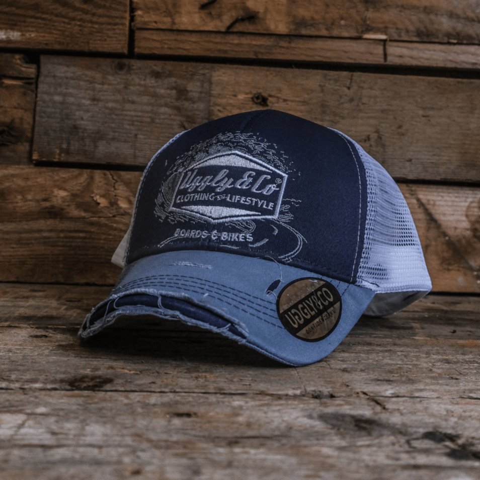 Blue Surf Diamond Cap