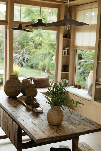 Vintage Teak Vase - 54.8