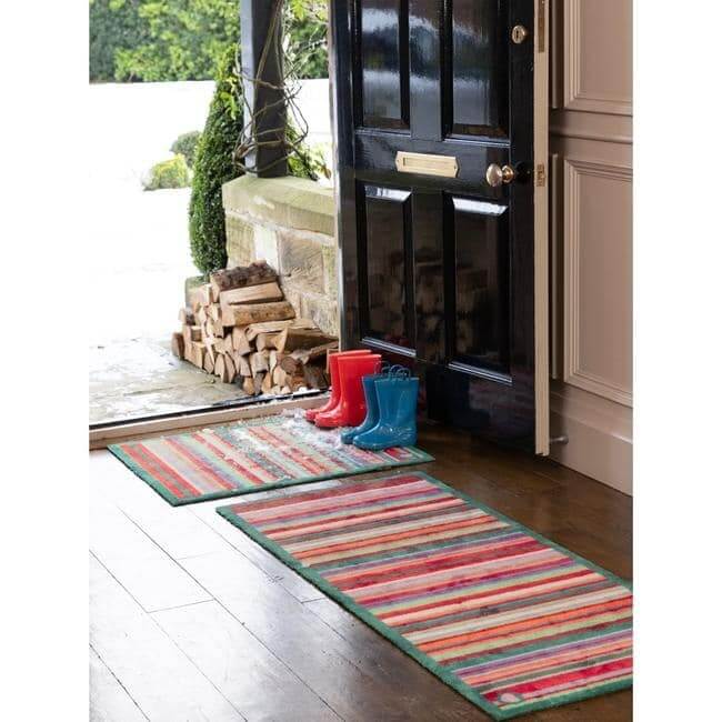 Eco-Friendly Washable Striped Mat