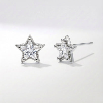 Brooke Star Stud Earrings | 925 Sterling Silver
