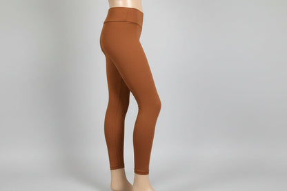 Solid colour, soft, stretch leggings in black, green, navy, grey, orange, pink, fuchsia, purple and more!