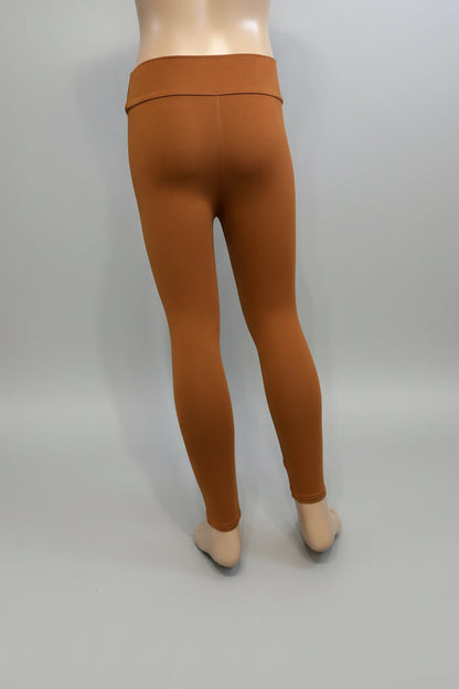 Solid colour, soft, stretch leggings in black, green, navy, grey, orange, pink, fuchsia, purple and more!